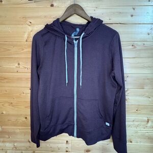 Woman’s Vuori Brown Hoodie Zip Sweatshirt